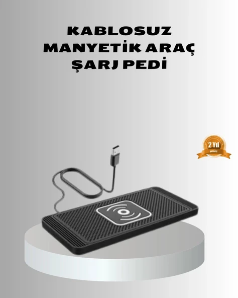 Manyetik Şarj Pedi 7.5w 10w 15w Hızlı Şarj Kaymaz Tabanlı ürün görseli 1