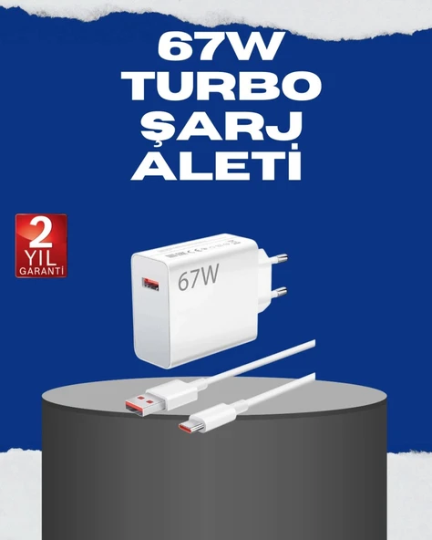 67 Watt Turbo Charge Başlık Vivo Y20 Y35 Y55 Uyumlu ürün görseli 1