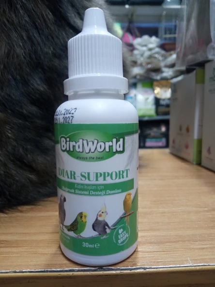 Birdworld Dıar-Support 30 ml Kuşlar Için Bağırsak Sistemi Desteği Damlası ürün görseli 1