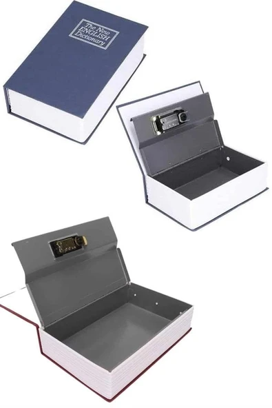 Kilitli Gizli Kasa Sözlük Kumbara Kitap Sözlük Görünümlü 18cm ürün görseli 1