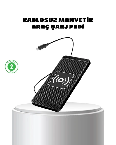 Manyetik Kablosuz Şarj Pedi 15w Hızlı Şarj Kaymaz Silikon Qi Destekli ürün görseli 1