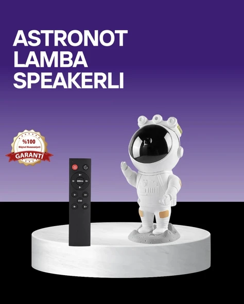 Dekoratif Ve Fonksiyonel Astronot Projeksiyon Aydınlatma ürün görseli 1