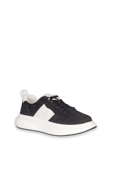 Solmaz HV261-BDL107 Siyah Sneaker - Resim 2