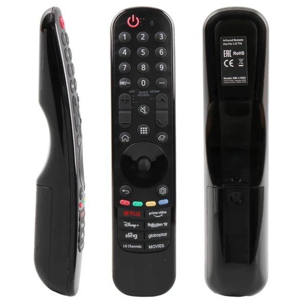 RM-L1863 LG Netflix Prime Video Rakuten Sling Disney+ Tuşlu LCD Led TV Kumanda ürün görseli 1