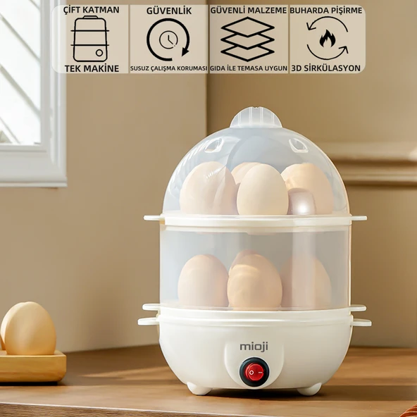 Mioji EG8S 250W Yumurta ve Çok Amaçlı Buharlı Pişirici ürün görseli 1