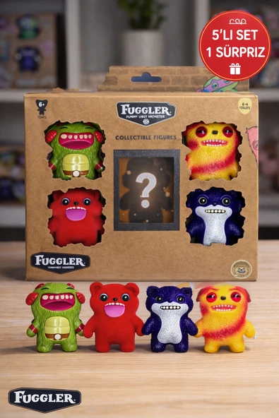 Fuggler Funny Ugly Monster 5’li Figür Seti – 1 Adet Sürpriz Karakter Dahil I Model 7 ürün görseli 1