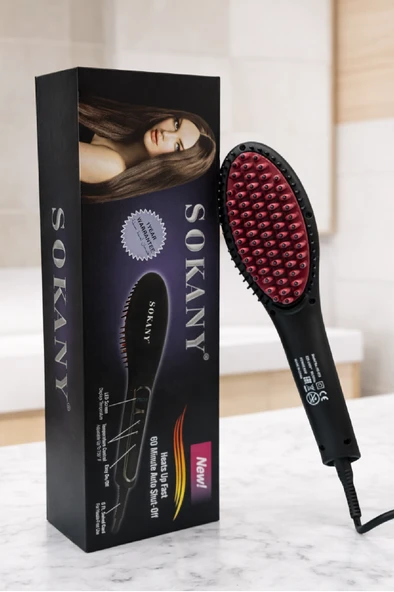 Sokany Profesyonel Keratin Saç Düzleştirici Tarak Hızlı Isınan HS-053 ürün görseli 1