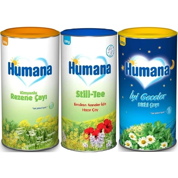 Humana Kimyonlu Rezene - Still Tee Emziren - İyi Geceler Bitki Çayı 200GR (Avantaj Pk Karma 3Lü Set) ürün görseli 1