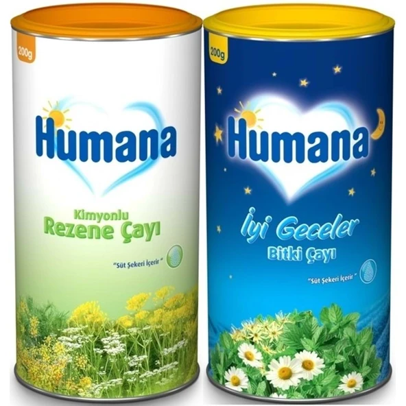 Humana Kimyonlu Rezene Bitki Çayı 200GR - İyi Geceler Çayı 200GR (Avantaj Pk Karma 2 Li Set) ürün görseli 1