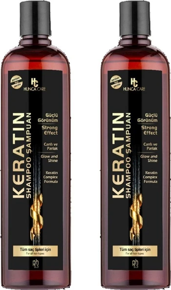 Hunca Care Keratin Şampuan 700 ml 2'li Set ürün görseli 1