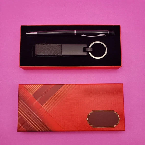 Siyah Touchpen Kalem Ve Anahtarlık ürün görseli 1