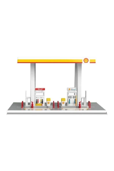 CCA 1/64 Shell Gaz Benzin İstasyonu Shell Benzinlik Diorama Maketi ürün görseli 1