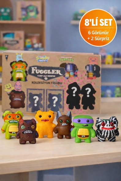 Fuggler Funny Ugly Monster 8’li Figür Seti – 2 Adet Sürpriz Karakter Dahil I Model 2 ürün görseli 1