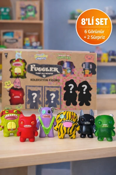 Fuggler Funny Ugly Monster 8’li Figür Seti – 2 Adet Sürpriz Karakter Dahil I Model 1 ürün görseli 1