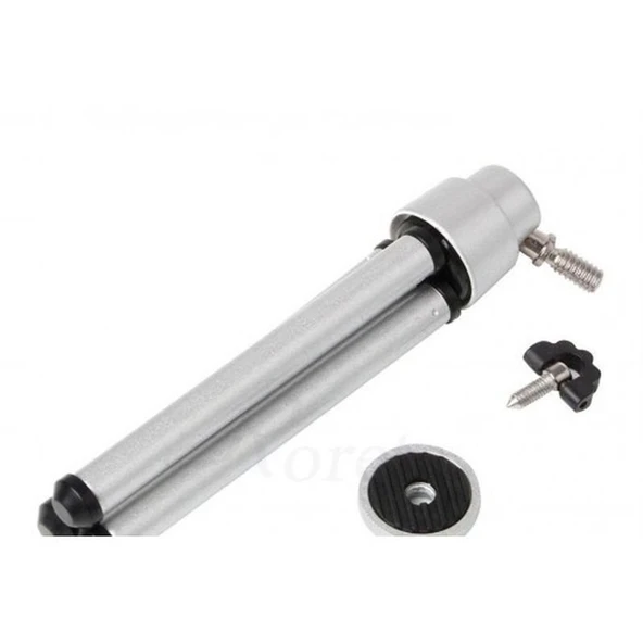 Metalik Renk Tripod 3 Yönlü Profesyonel Mini - Resim 4