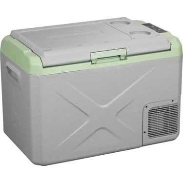 Icepeak Madrid Kompresörlü Buzdolabı 40 Litre-Gri-Yeşil ürün görseli 1