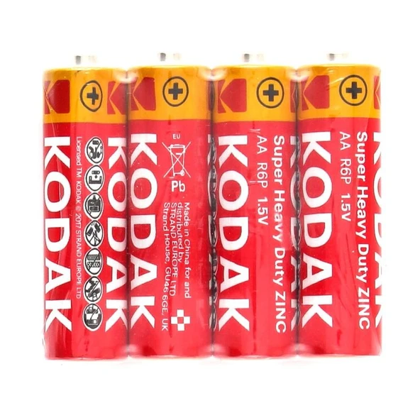 Kodak AA Pil Super He.y Duty Çinko Karbon Kalem Pil 60 adet ürün görseli 1