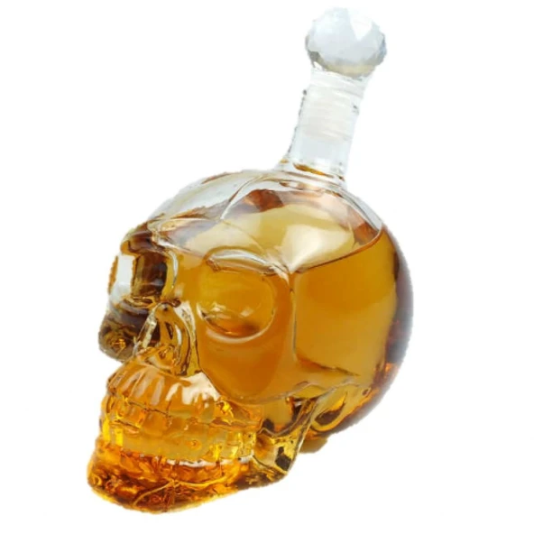 Crystal Head Kuru Kafa Cam Şişe 350 ml ürün görseli 1