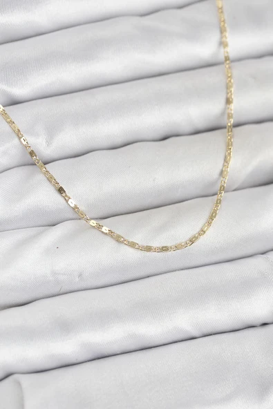 CM 14K Gold Renk Ezme Zincir Model 60 cm Kadın Kolye TJ-BKO10933 ürün görseli 1