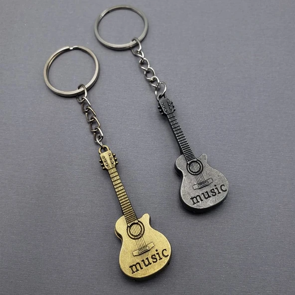 Metal Gitar Anahtarlık ürün görseli 1