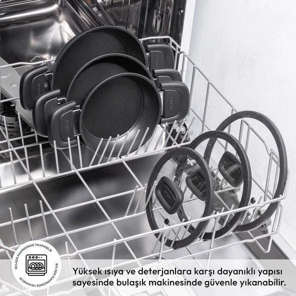 Emsan Diamente 6 Parça Sahan Tencere Seti - Resim 5