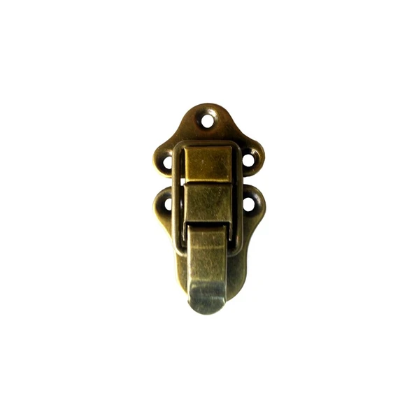 Sandık, Kutu Klipsi, Ön Kilidi - 72x40mm, Antik, 1 Adet ürün görseli 1