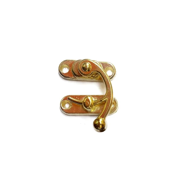 Yay Gözü, Ahşap Kutu Klipsi - Minik 20x24 mm, Sarı, 100 Adet ürün görseli 1