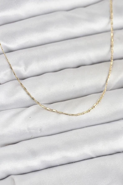 CM 14K Gold Renk Kesme Model 60 cm Kadın Kolye - TJ-BKO10931 ürün görseli 1