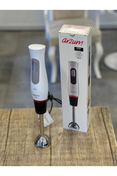 ARZUM AR1203 RISSO EL BLENDER BEYAZ - Resim 2