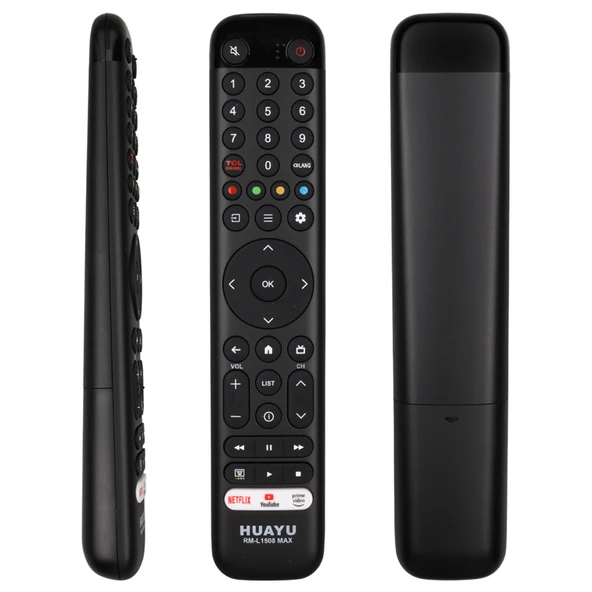 RM-L1508 TCL Max Netflix Youtube Prime Video Tuşlu LCD Led TV Kumanda ürün görseli 1