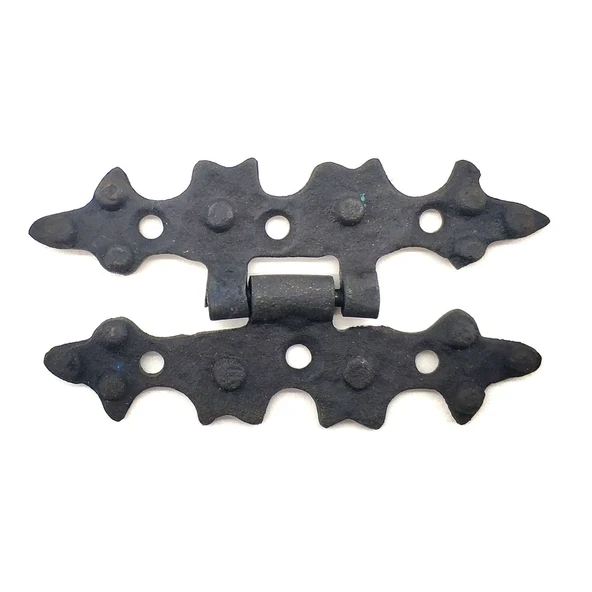 Antika Tarz Dekoratif Pirinç Yıldız Menteşe - 84x44 mm, Oksit ürün görseli 1