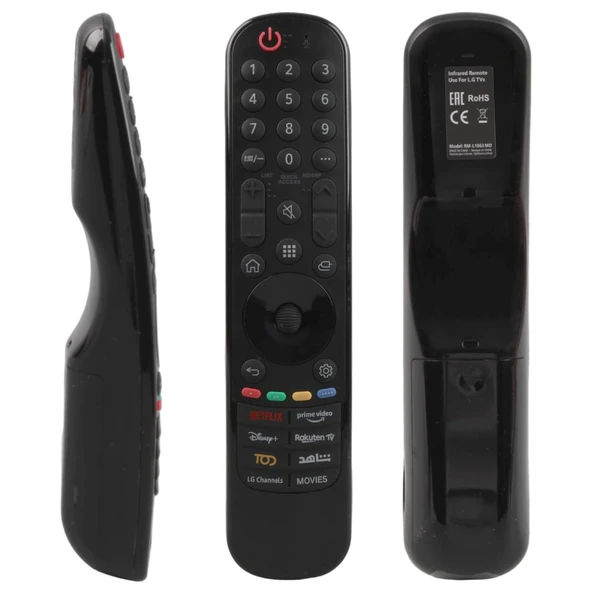 LG RM-L1863 MD Netflix Prime Video Rakuten Tod Disney+ Tuşlu LCD Led TV Kumanda Kumanda ürün görseli 1