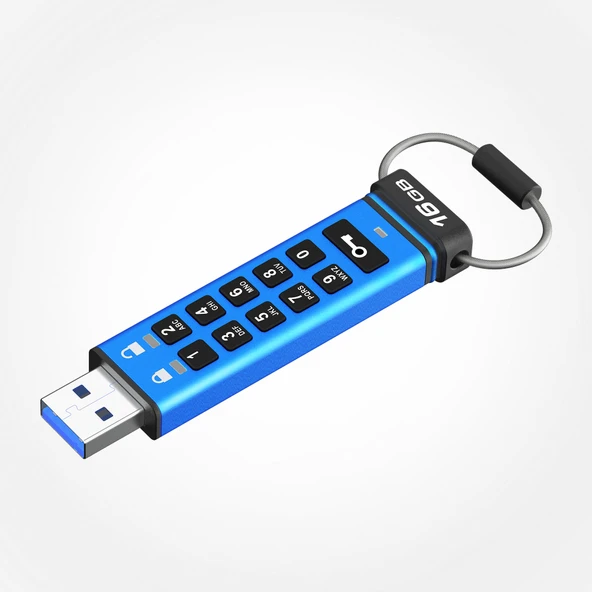 İkkp200-16Gb 16Gb İronkey Keypad 200, Fips 140-3 Lvl 3 (Pending) Flash Bellek ürün görseli 1