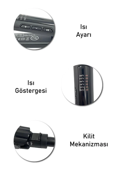 Sokany HS947B Saç Düzleştirici - Resim 4