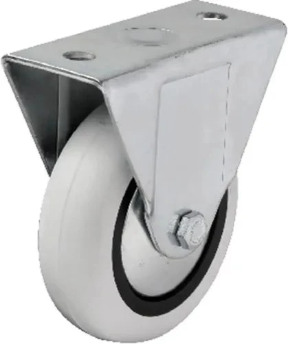 355 - 75x25 Mm Pvc Makaralı Sabit Teker 4 Adet ürün görseli 1