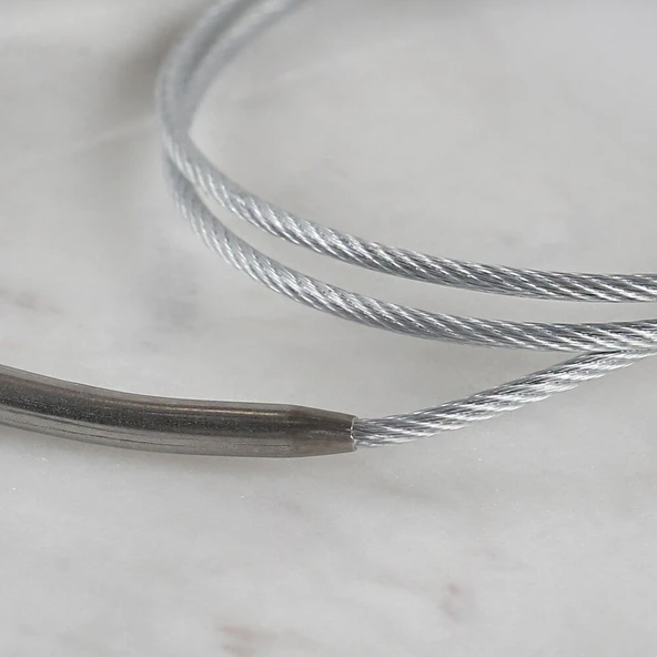 Loren Crafts 5 mm Çelik Misinalı Şiş 60 cm - Resim 3