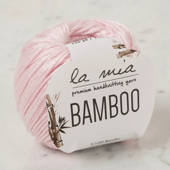 La Mia Bamboo Pembe El Örgü İpi - L057 - 33859 ürün görseli 1