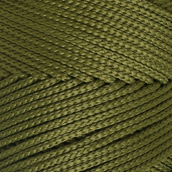 Loren Polyester Soft Macrame Yeşil El Örgü İpi - LM010 - 34429 - Resim 2
