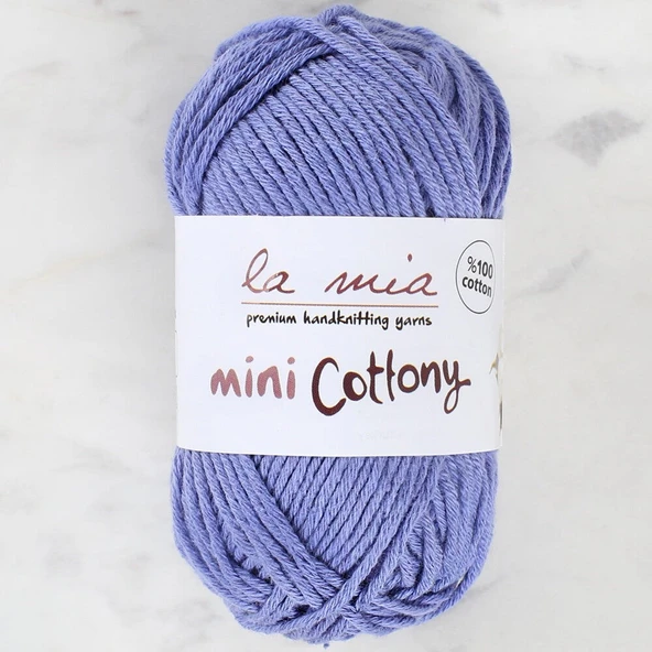 La Mia Mini Cottony 25 gr Eflatun Bebek El Örgü İp ürün görseli 1