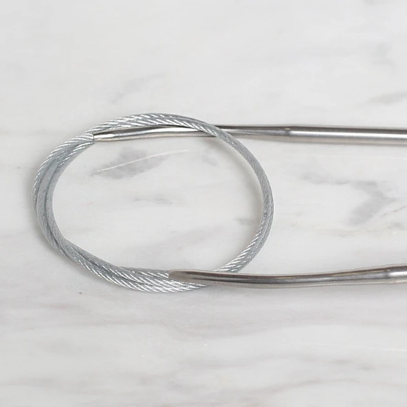 LOREN CRAFTS 4 MM ÇELİK MİSİNALI ŞİŞ 60 CM - Resim 2