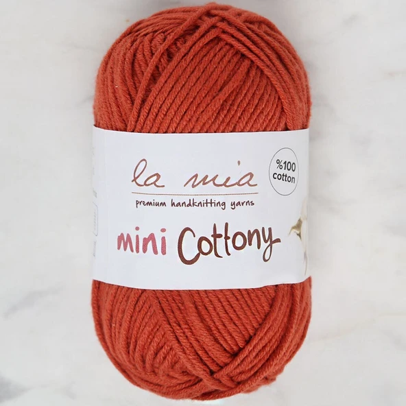 La Mia Mini Cottony 25 gr Tarçın Bebek El Örgü İpi ürün görseli 1