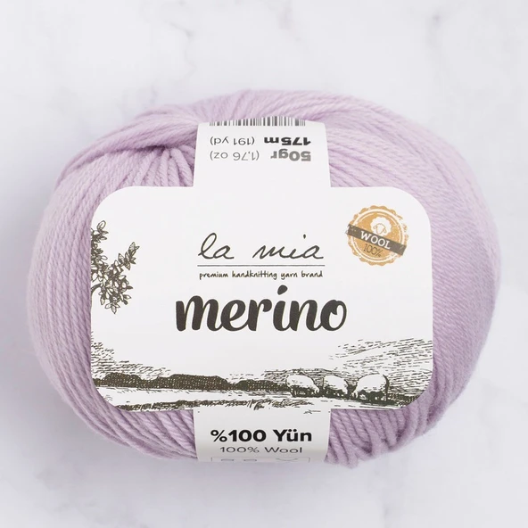 La Mia Merino Lila El Örgü İpi - L140 - 33783 ürün görseli 1