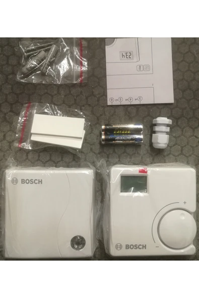 Bosch Kablosuz Oda Termostadı Tr20 Rf - Resim 3