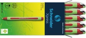 Schneider 190002 Fineliner Keçe Uç Kalem Xpress 0.8 Mm Kırmızı (10 Lu Paket) ürün görseli 1
