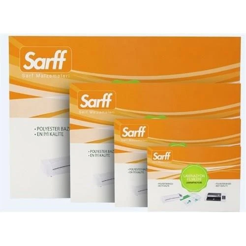 Sarff A-4 Laminasyon Filmi 125 Micron 216X303 Mm (100 Lü Paket) ürün görseli 1