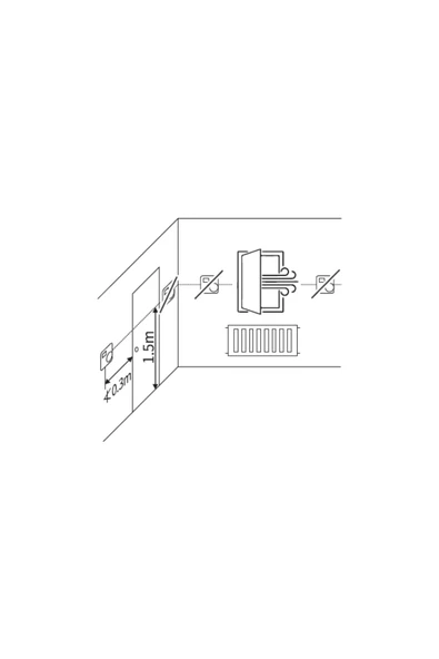 Buderus Oda Termostatı kablosuz RT20RF - Resim 3
