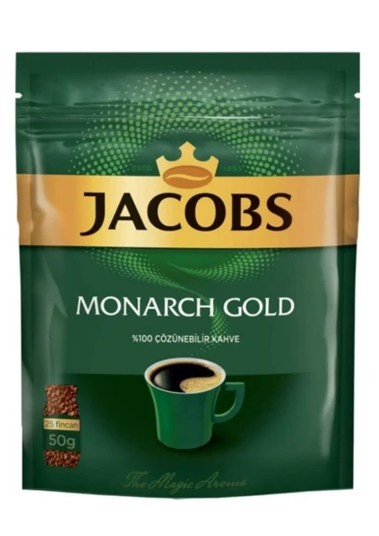 Jacobs Monarch Gold %100 Çözünebilir Kahve 50 g ürün görseli 1