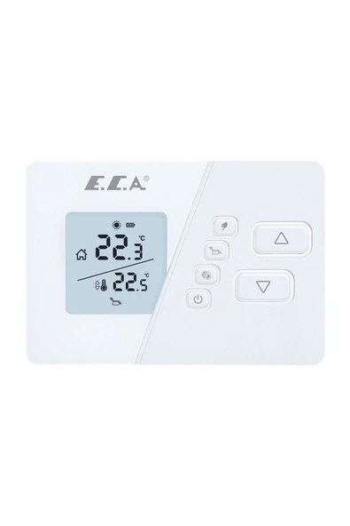 Eca Poly Comfort 200 W Kablosuz Dijital Oda Termostatı 7006903004 ürün görseli 1