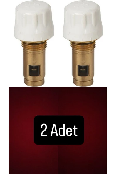 Eca CNK Termostatik Radyatör Petek Vanası Ventili 41.3mm 2'Lİ (Kompakt Tip Panel Radyatörler İçin) ürün görseli 1