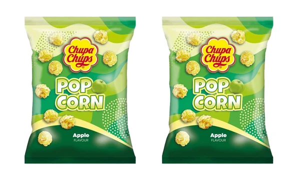 Chupa Chups Pop Corn Apple - Elma Aromalı Patlamış Mısır 90 gr (2 ADET) ürün görseli 1